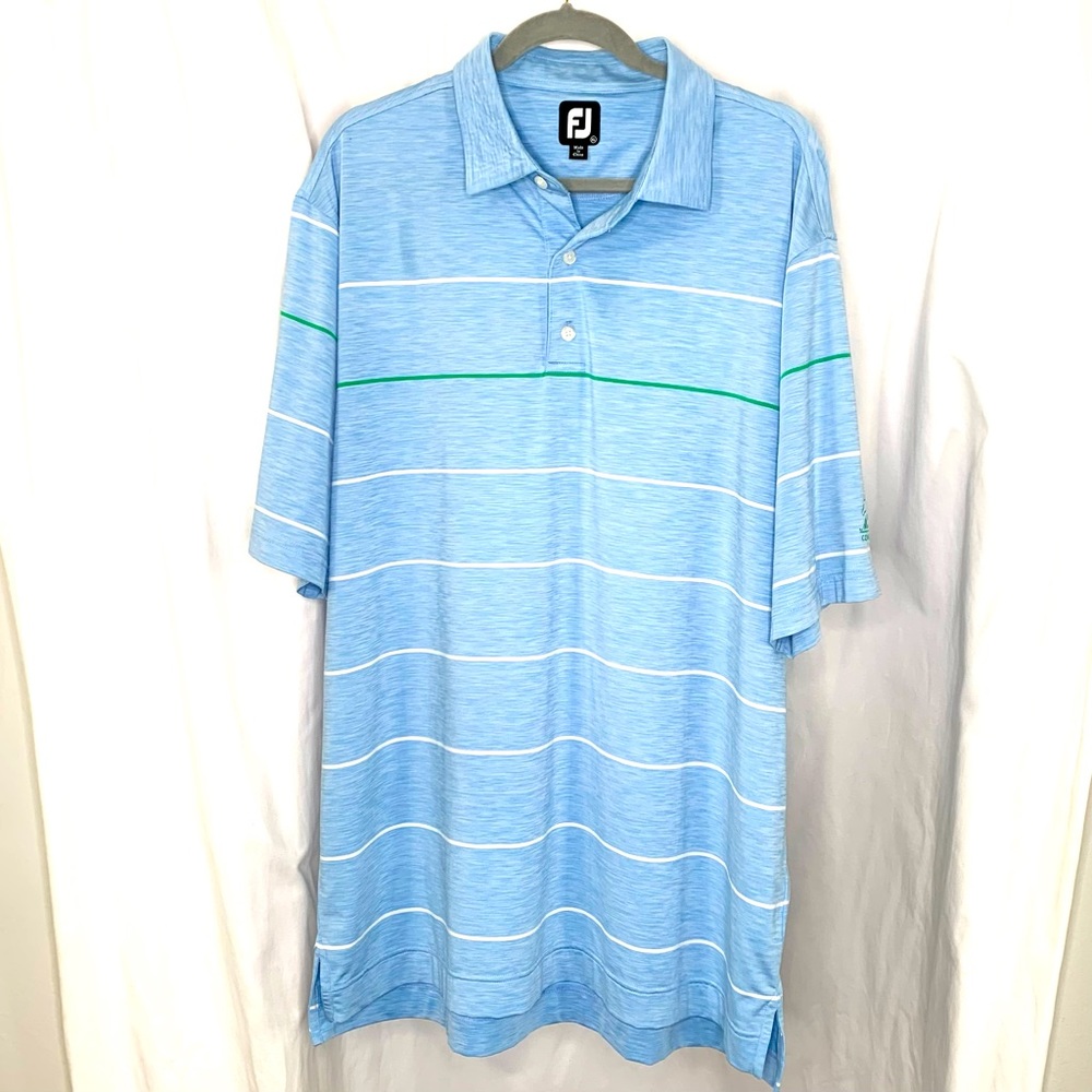 FootJoy Mens Blue Golf Shirt Size XL Moorpark Country Club Excellent Condition!